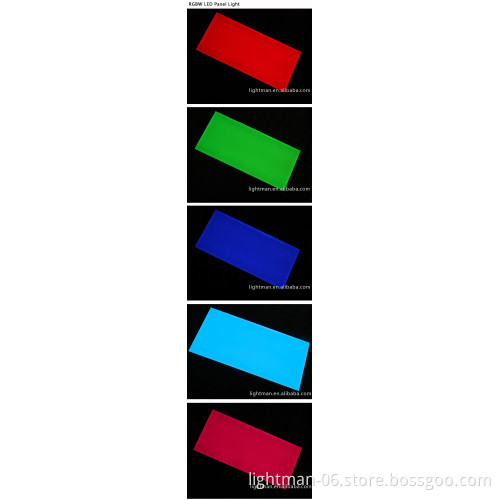 54W 1195x595MM 1200x600 RGB LED drop ceiling light panel